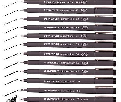 Pigment liner Staedtler da disegno e scrittura Online now