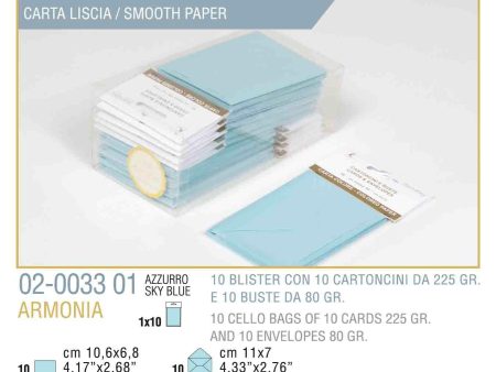 Biglietto + busta 11cmx7cm conf 10pz Hot on Sale