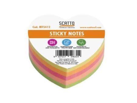 Sticky notes cuore neon 250 Sale