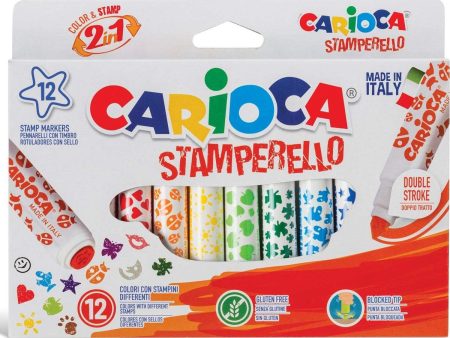 Pennarelli stamperelli Carioca 12pz Fashion