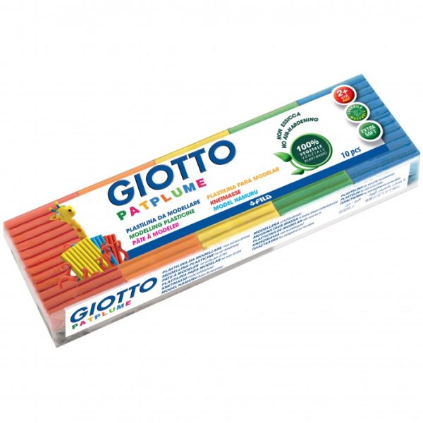 Plastilina Giotto Patplume 10pz Cheap