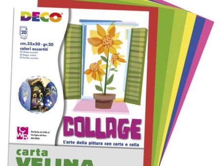 Carta velina 35x50 20fg col. assortiti For Discount