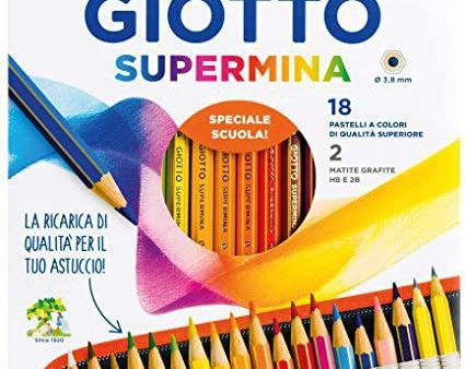 Pastelli 18pz supermina giotto on Sale