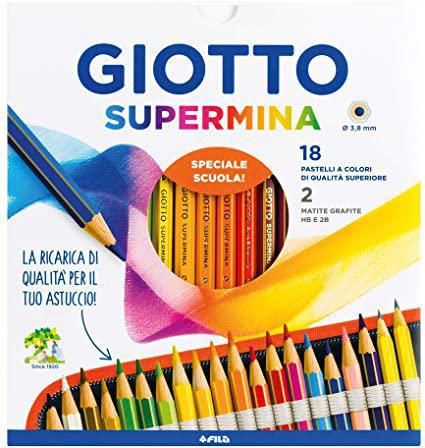 Pastelli 18pz supermina giotto on Sale