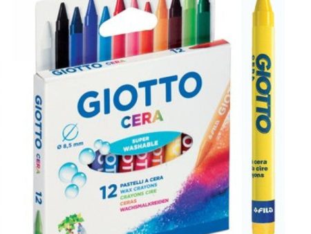 Pastelli cera 12pz giotto Hot on Sale