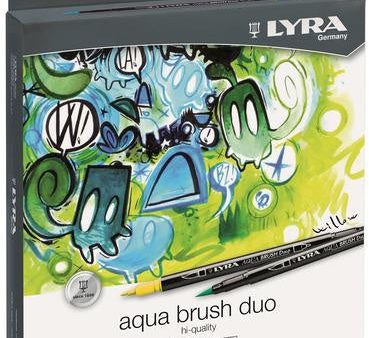 Pennarelli Lyra Aqua Brush 24pz For Sale