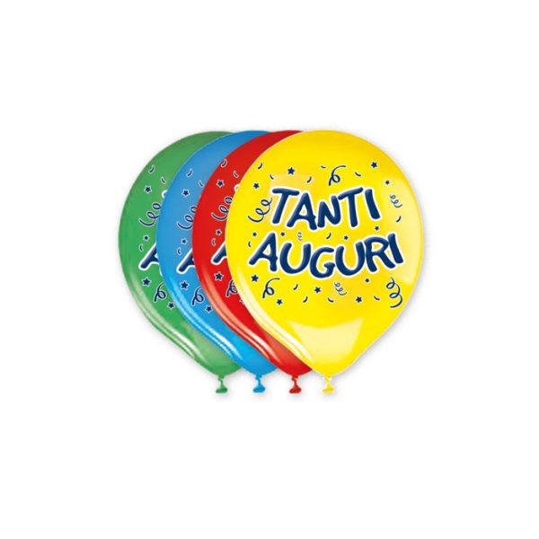 Palloncini 30 cm tanti auguri 20 pz Online Sale