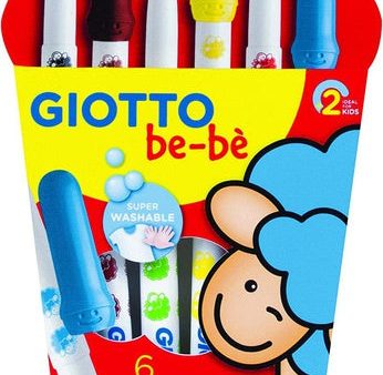 Giotto bebè pennarelli 6pz Sale