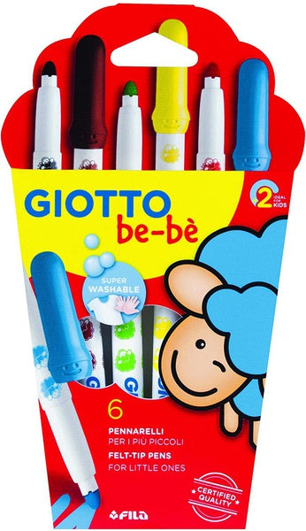 Giotto bebè pennarelli 6pz Sale