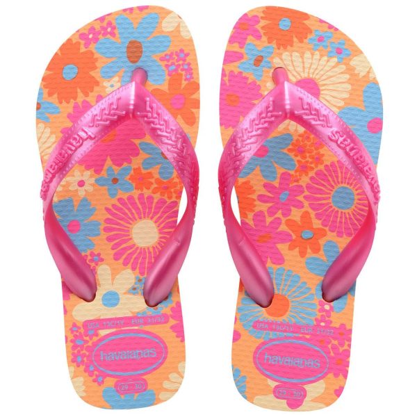 Chinelo Havaianas Infantil Flores For Discount