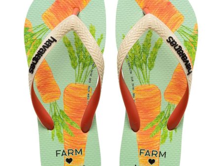 Chinelo Havaianas Farm Cenoura Supply