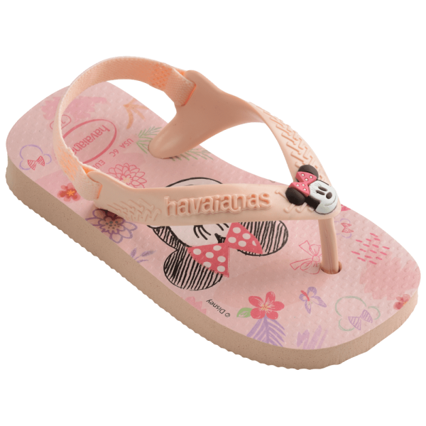 Chinelo Havaianas Baby Disney Classicos Minnie Rosa Ballet Online now