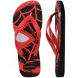 Chinelo Havaianas Top Marvel Logomania Homem Aranha Vermelho Supply