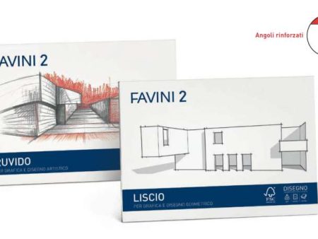 Album da disegno Favini 24x33 liscio 110gr 20 fogli on Sale