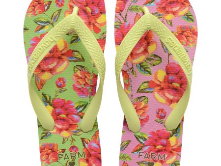 Chinelo Havaianas Farm Flor de Céu Supply