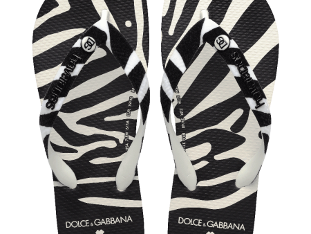 Chinelo Havaianas Dolce&Gabbana Zebra Fashion